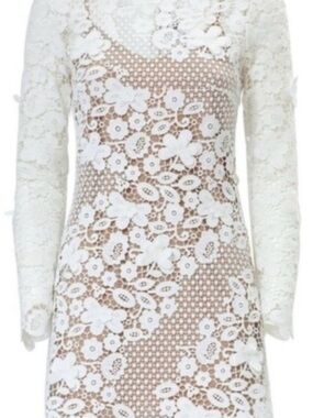 self portrait cream square rhinestone fishnet maxi dress Cream Mesh Rhinestone Maxi Dress  self-portrait-US